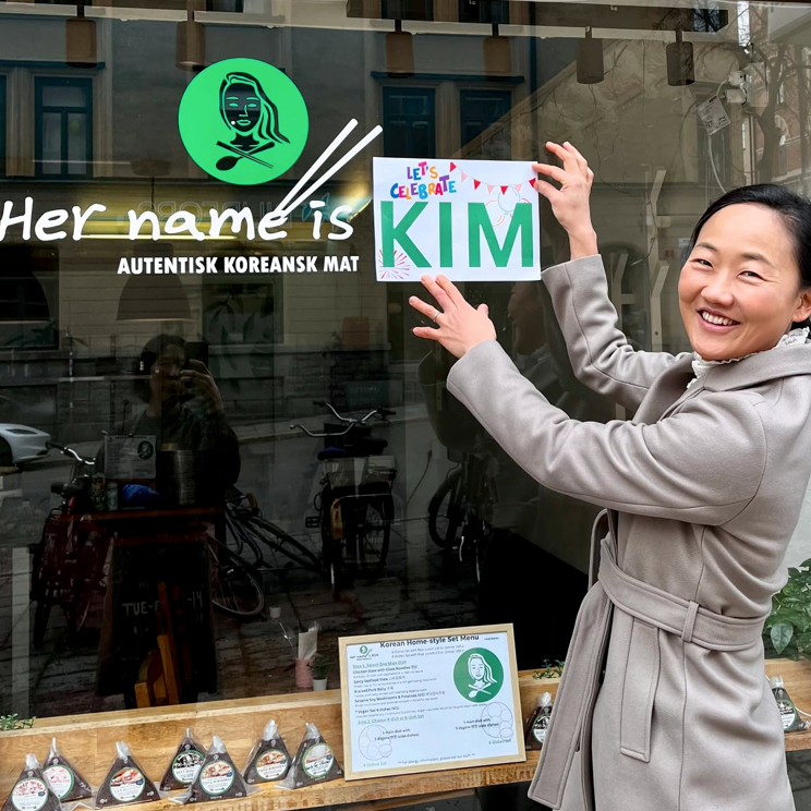 Kim, kokboksförfattare och grundare av restaurangen Her Name is Kim i Stockholm